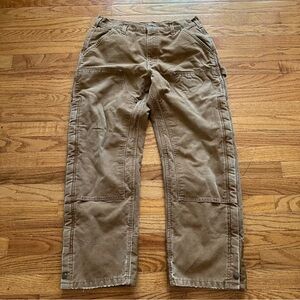 Carhartt (B194-211) Insulated Double-Knee Dungaree Fit Duck Canvas Pants